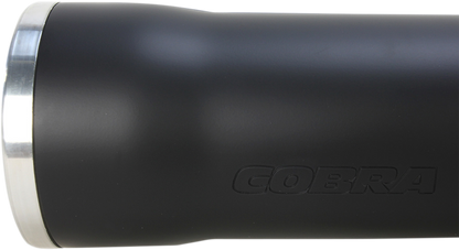 COBRA 3" RPT Mufflers for '95-'17 FXD - Black 6055B