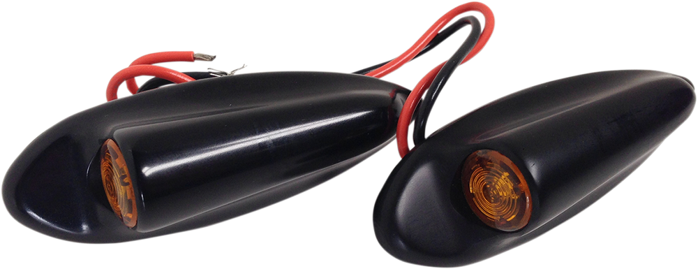 EDDIE TROTTA DESIGNS Front LED Turn Signals FLTR - Black TC-947B