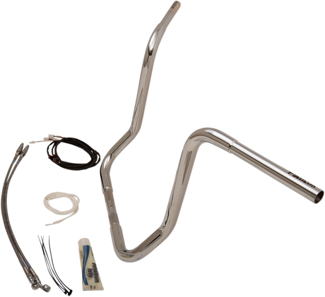 FAT BAGGERS INC. Handlebar Kit - Rounded Top - 16" - Chrome 909516
