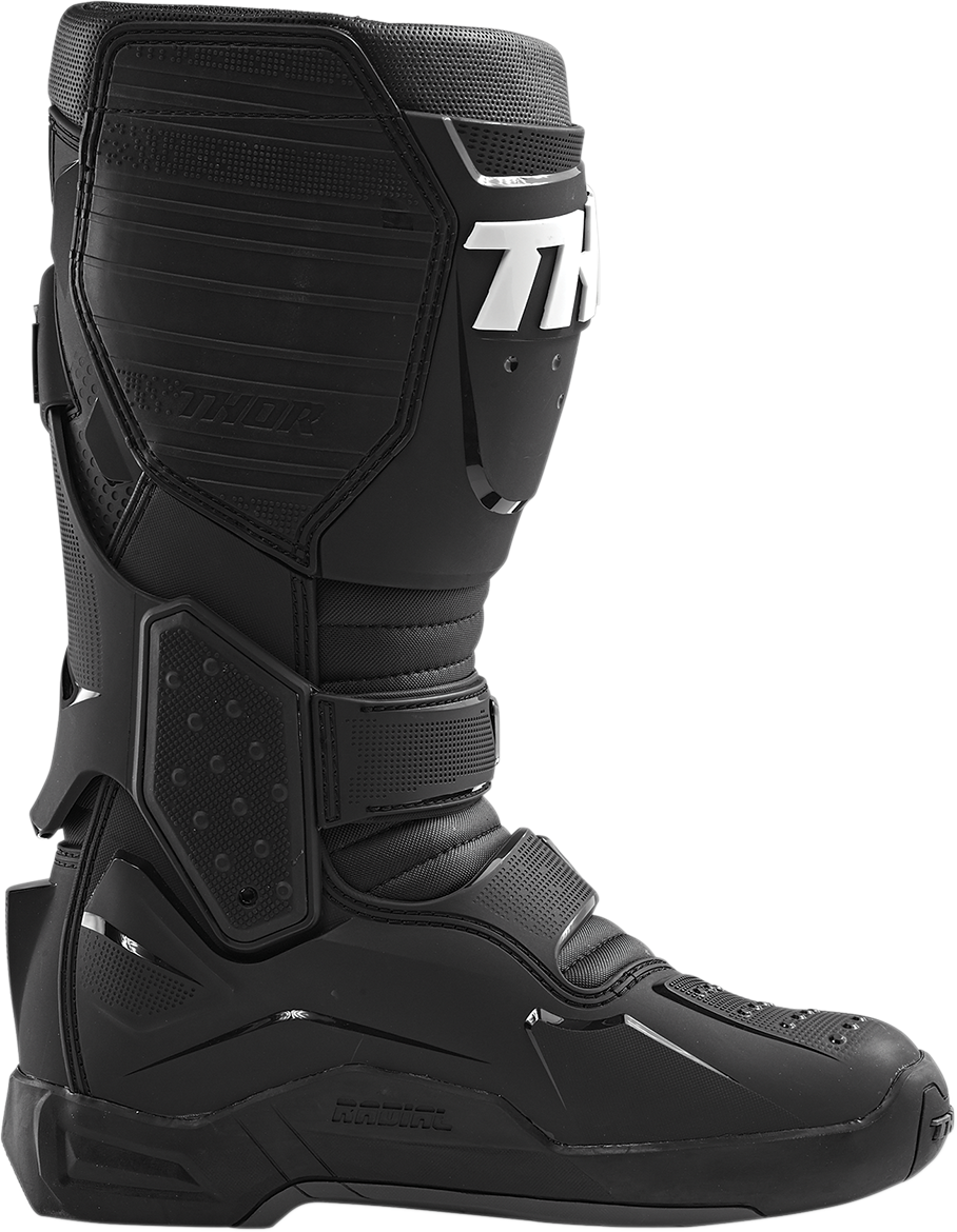 THOR Radial Boots - Black - Size 8 3410-2254