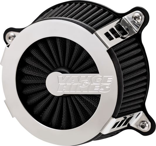 VANCE & HINES Cage Fighter Air Cleaner - Chrome - M8 70356