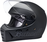 BILTWELL Lane Splitter Helmet - Flat Black Factory - XS 1004-638-101