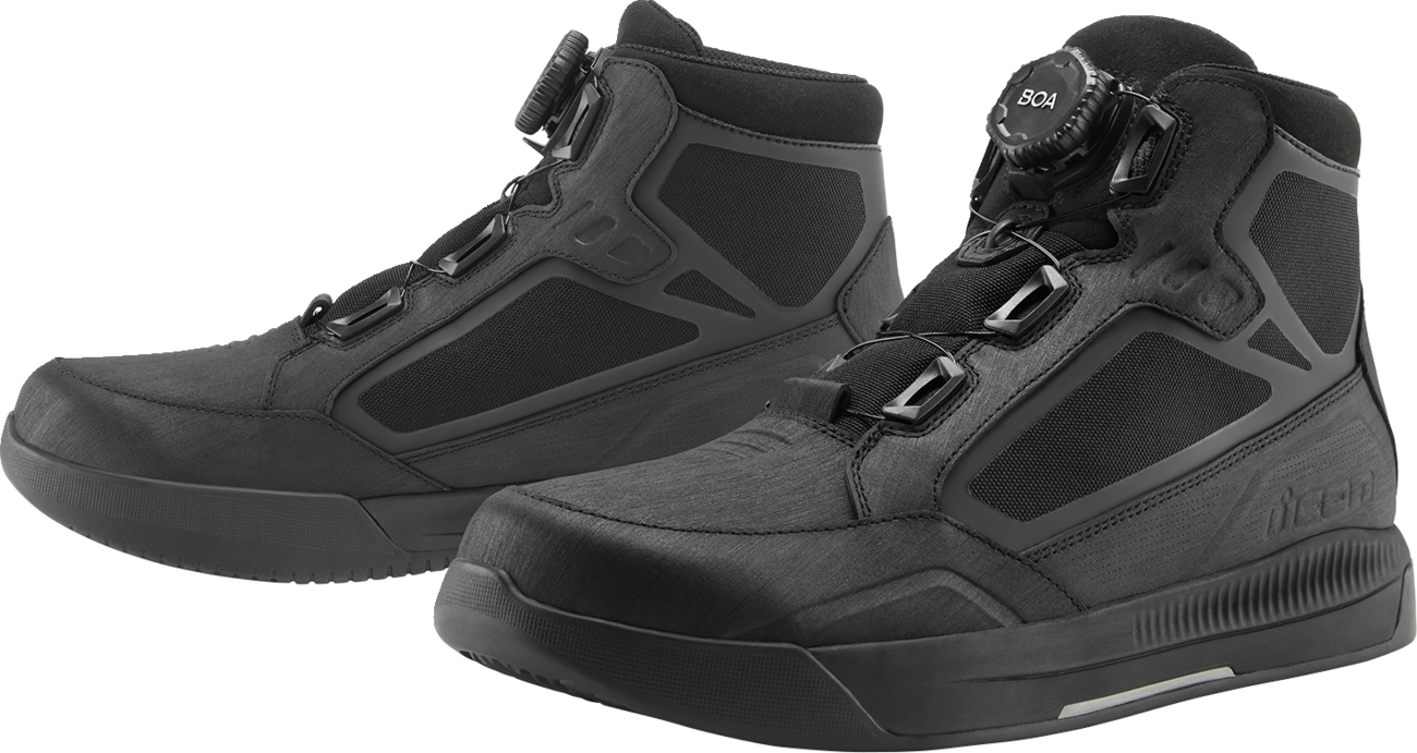 ICON Patrol 3™ Waterproof Boots - Black - Size 9 3403-1283