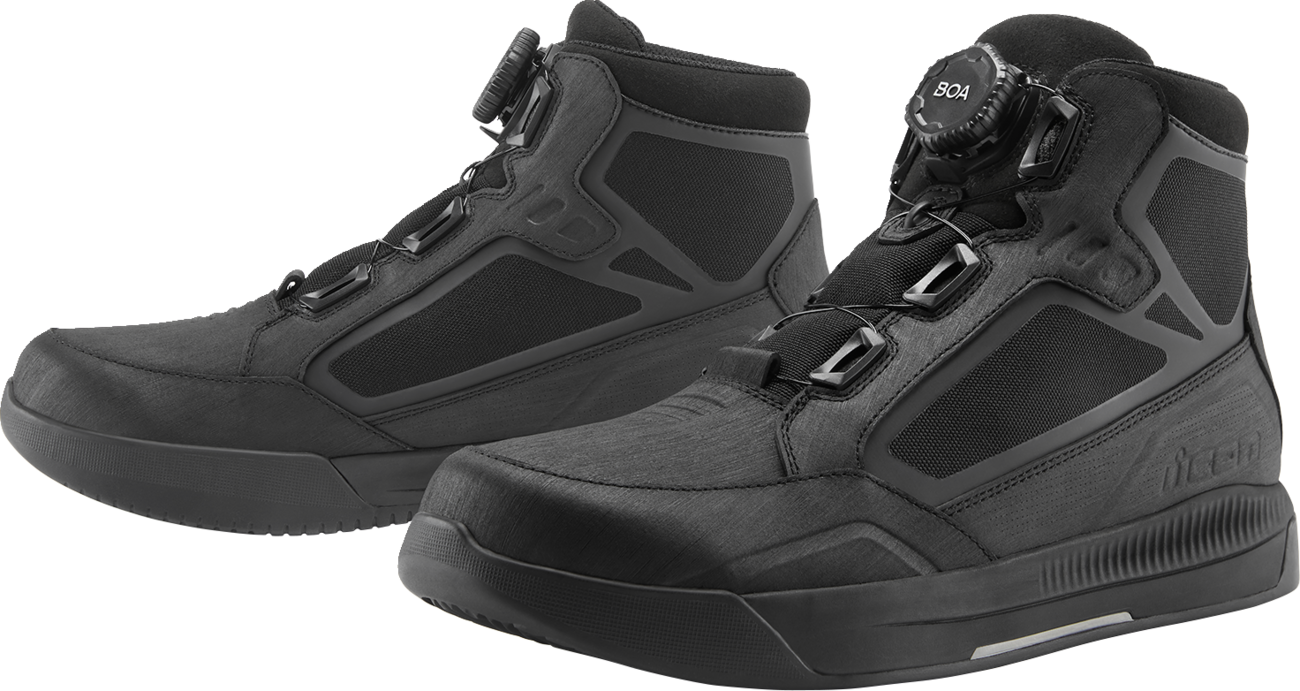 ICON Patrol 3™ Waterproof Boots - Black - Size 9.5 3403-1284