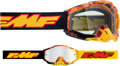 FMF Youth PowerBomb Goggles - Spark - Clear F-50047-00004 2601-2996