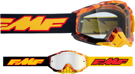 FMF Youth PowerBomb Goggles - Spark - Clear F-50047-00004 2601-2996