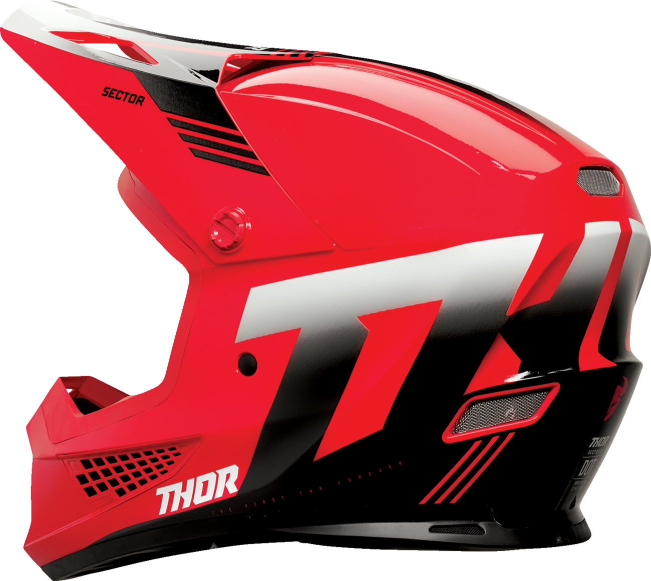 THOR Sector 2 Helmet - Carve - Red/White - 2XL 0110-8110