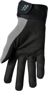 THOR Spectrum Gloves - Gray/Black/Mint - XS 3330-6825