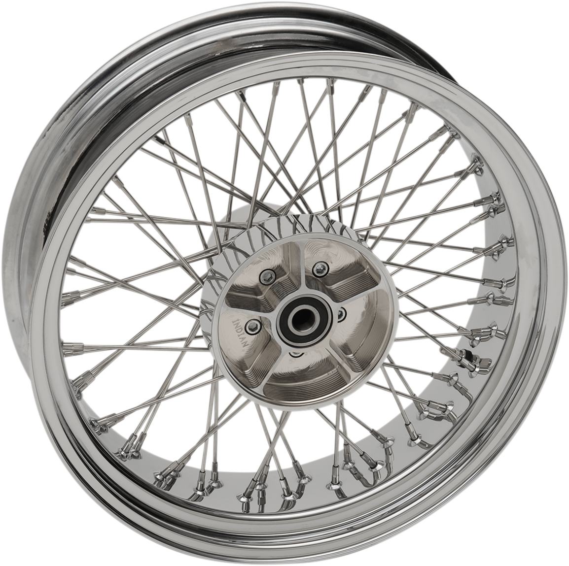 DRAG SPECIALTIES Rear Wheel - 60 Spoke - 18 x 5.5" - 14-19 Indian ACT CROSS LACED STD SPOKE 04856-INDR-K