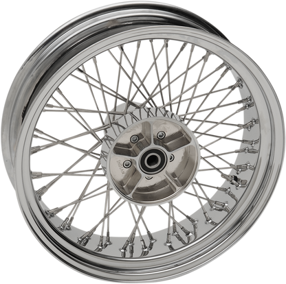 DRAG SPECIALTIES Rear Wheel - 60 Spoke - 18 x 5.5" - 14-19 Indian ACT CROSS LACED STD SPOKE 04856-INDR-K