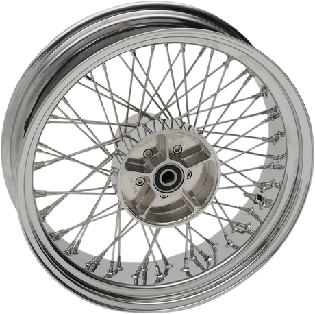 DRAG SPECIALTIES Rear Wheel - 60 Spoke - 18 x 5.5" - 14-19 Indian ACT CROSS LACED STD SPOKE 04856-INDR-K