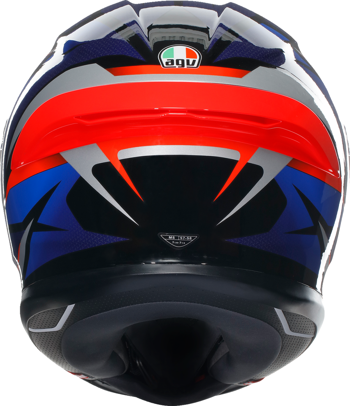 AGV K6 S Helmet - Slashcut - Black/Blue/Red - Large 2118395002015L