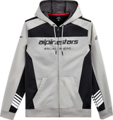 IN STOCK ALPINESTARS Linear Crew Fleece - Black/White - Medium 1212513241020M