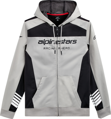 IN STOCK ALPINESTARS Linear Crew Fleece - Black/White - Medium 1212513241020M
