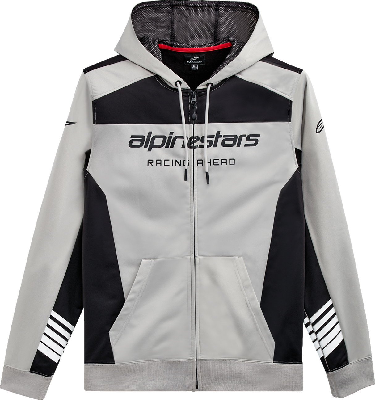 IN STOCK ALPINESTARS Linear Crew Fleece - Black/White - Medium 1212513241020M