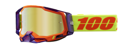 100% Racecraft 2 Goggles - Panam - Gold Mirror 50010-00021