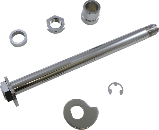 DRAG SPECIALTIES Axle Kit - Rear - Chrome - '02-'07 FLT W16-0349