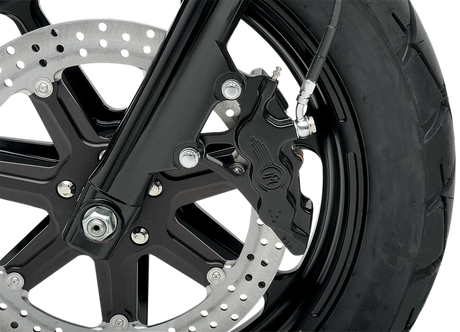PERFORMANCE MACHINE (PM) 6 Piston Caliper - 13" - Left - Contrast Cut 0051-2917-BM