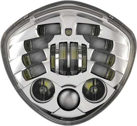 J.W. SPEAKER Adaptive 2 LED Headlight - 7" Victory - Chrome 555161