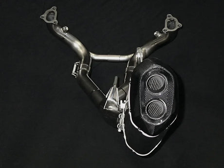 Vandemon  BMW R1250GS & GSA Titanium Exhaust System with OEM Valve Function BMWR1250GSTIEXHCFV VA-24