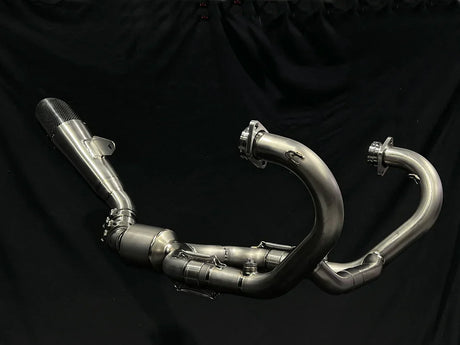 Vandemon  BMW R NINET Titanium Exhaust System with Brushed Headers 2014-2023 BMWRNINETTIEXHBRB VA-22
