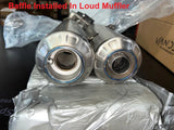 Vandemon  Harley Davidson Sportster S 1250cc Bimodal Stealth Titanium Slip-On Mufflers HARSPRTRSTIEXWVA VA-50