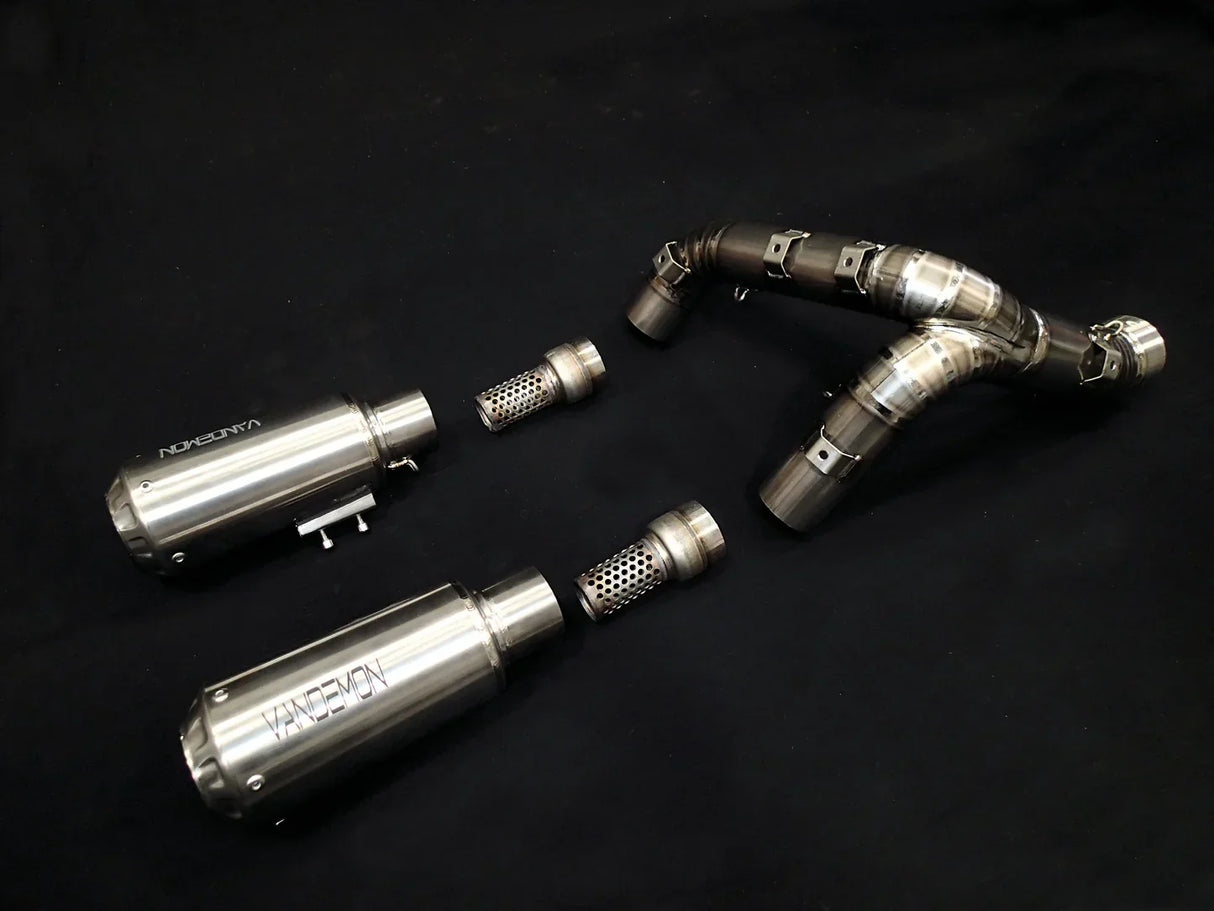 IN STOCK Vandemon  Ducati Panigale 1199, 1199S, 1299S, 1299 SP & R  2011-18 Titanium High Mount Exhaust System DUC129TIEXHMESA VA-36