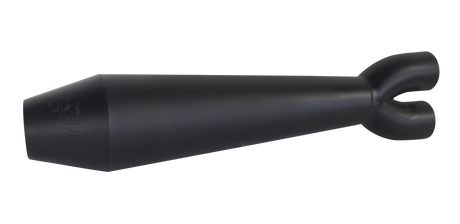 Harley Davidson Softail (2018-2021) Megaphone Gen II 2-1 Ceramic Black - Part Number 005-4970199-B