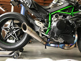 IN STOCK Vandemon  Brushed Titanium Exhaust System Ninja H2 & H2R 2015-25 KAWAH2TICSBRUEXHD VA-2