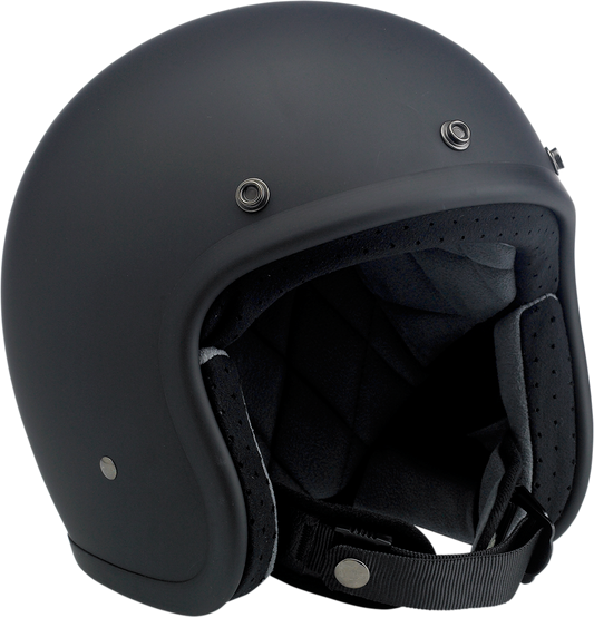 BILTWELL Bonanza Helmet - Flat Black - Small 1001-201-202