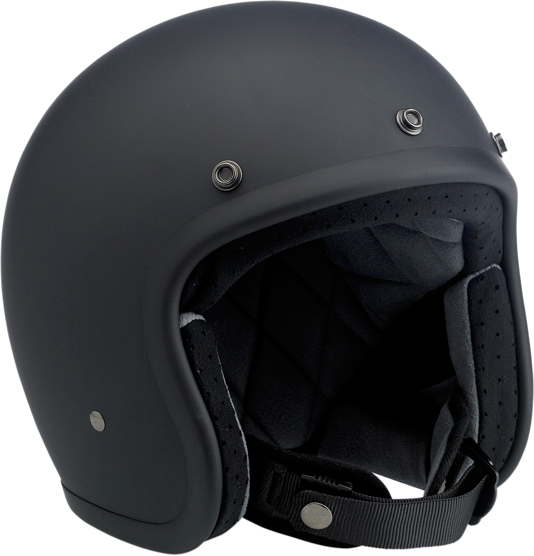 BILTWELL Bonanza Helmet - Flat Black - XL 1001-201-205