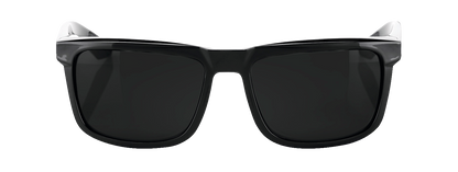 100% Blake Sunglasses - Polished Black - Grey PeakPolar 60028-00000