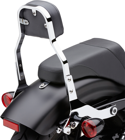 COBRA Backrest Kit - 11" - Chrome - Dyna 602-2024