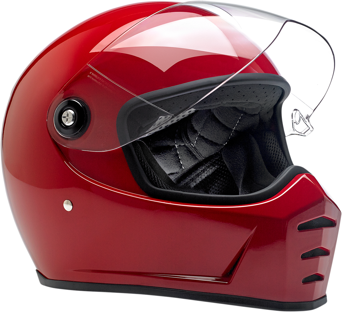 BILTWELL Lane Splitter Helmet - Gloss Blood Red - XS 1004-837-101