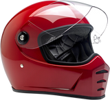 BILTWELL Lane Splitter Helmet - Gloss Blood Red - XS 1004-837-101