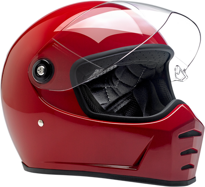 BILTWELL Lane Splitter Helmet - Gloss Blood Red - XS 1004-837-101