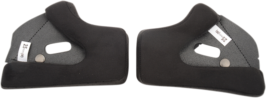 BILTWELL Gringo/Gringo S Cheek Pads - 33 mm CP-GRG-BLK-33