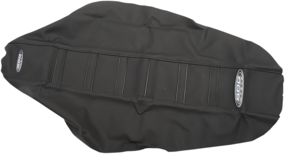 SDG 6-Ribbed Seat Cover - Black Ribs/Black Top/Black Sides 95960