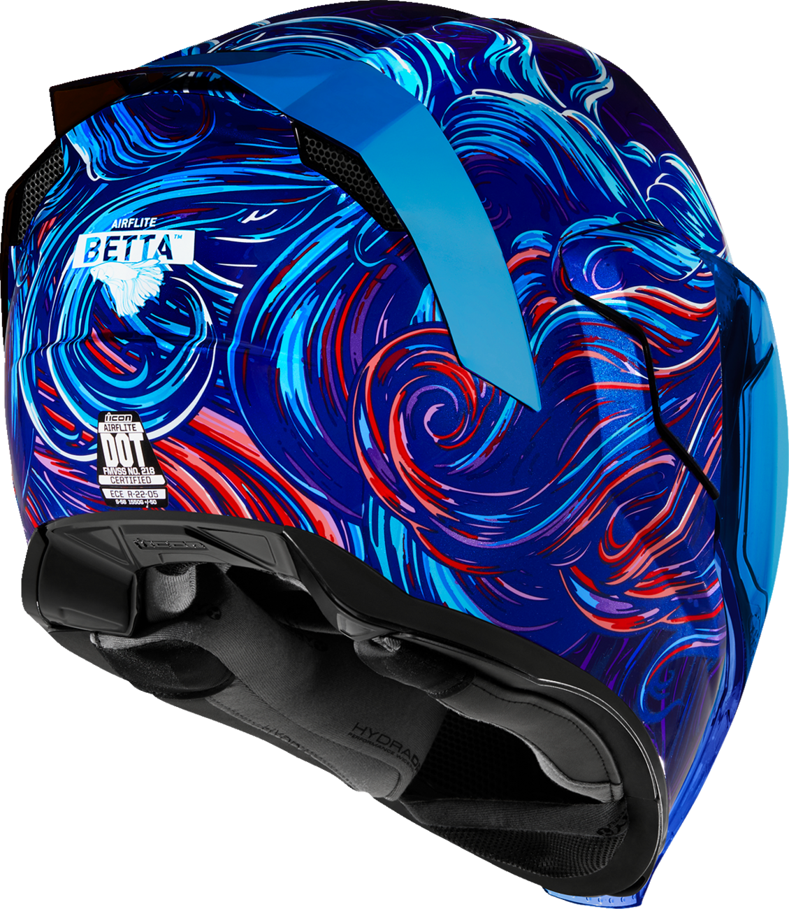 ICON Airflite™ Helmet - Betta - Blue - Large 0101-14709
