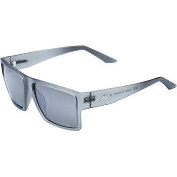 FMF Factory Sunglasses - Matte Crystal Smoke - Silver Mirror Lens  F-61502-252-01