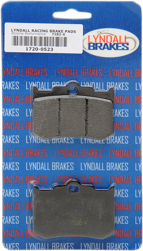 LYNDALL RACING BRAKES LLC X-Treme Brake Pads - 4-Piston 7182X