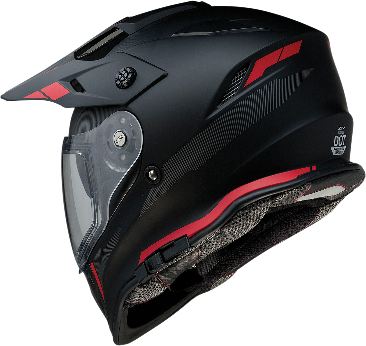 Z1R Range Helmet - Uptake - Black/Red - XS 0140-0013