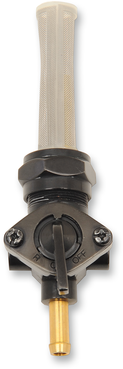 DRAG SPECIALTIES Downward Petcock - Black - 22mm 03-0040B