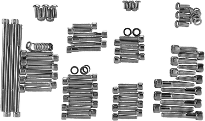 DRAG SPECIALTIES Bolt Kit - Knurled - Motor MK700BK