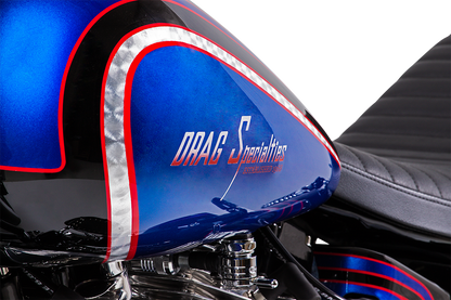 DRAG SPECIALTIES Tanque de gasolina Fat Bob con tapa de gasolina con cierre giratorio - 3,5 galones 011275-BX36 