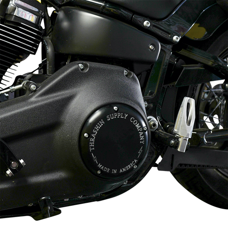 THRASHIN SUPPLY CO. Billet Derby Cover - Black TSC-3014-4