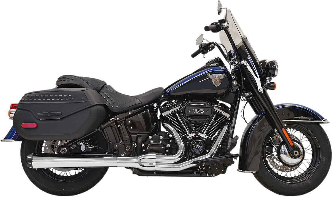 BASSANI XHAUST 2:1 Exhaust - Chrome 1S91R