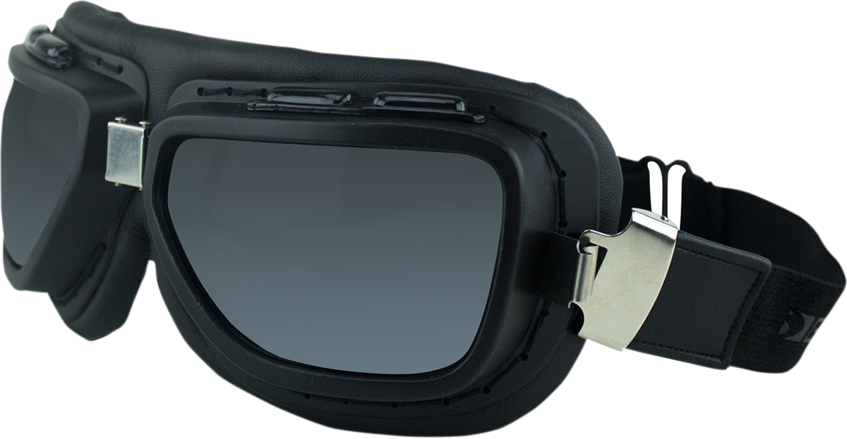 BOBSTER Pilot Goggles - Black - Interchangeable Lens BPIL001