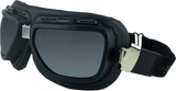 BOBSTER Pilot Goggles - Black - Interchangeable Lens BPIL001