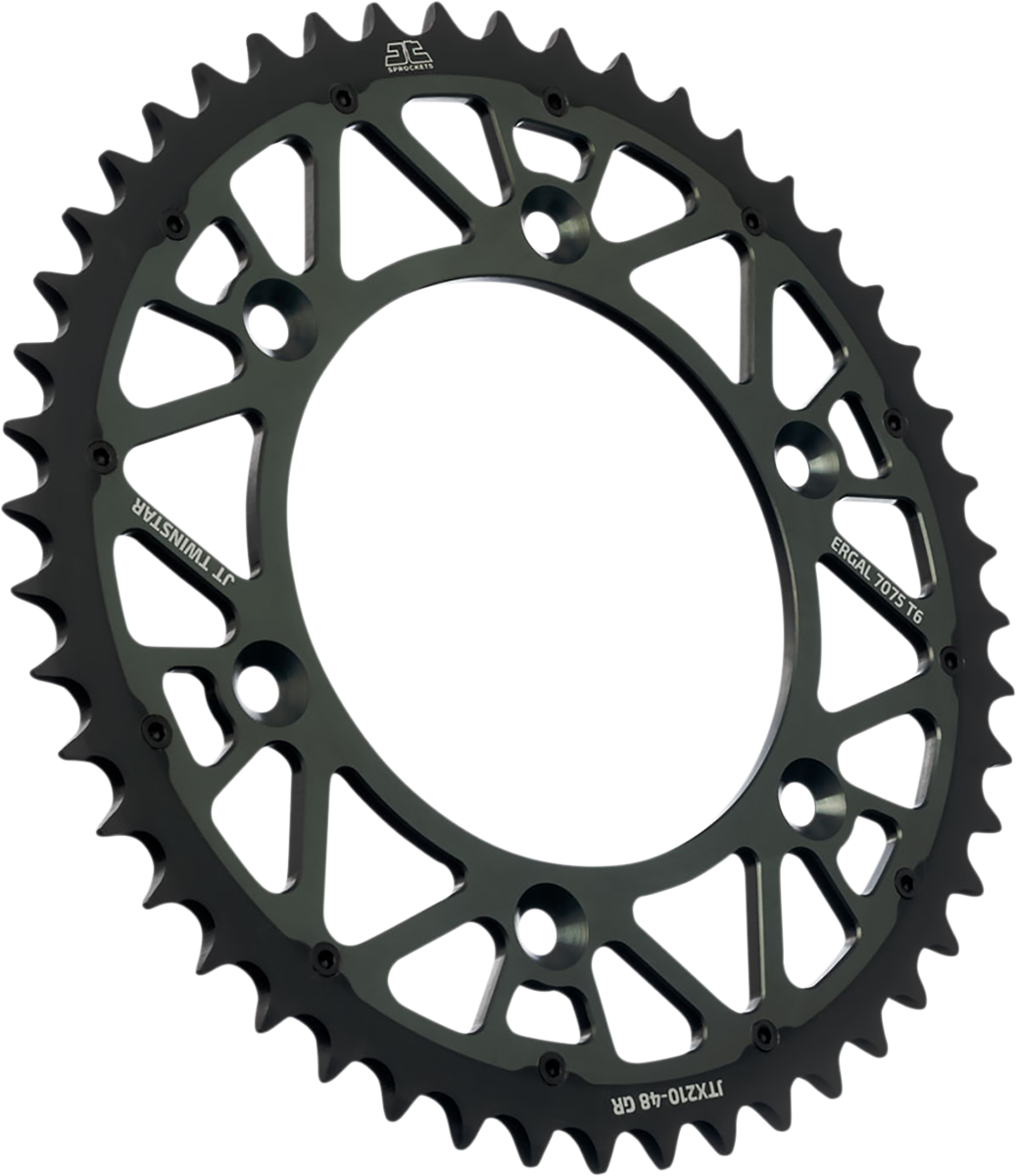 JT SPROCKETS Steel Rear Sprocket - Graphite - 47 Tooth JTX210.47GR